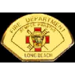 LONG BEACH, CA FIRE DEPARTMENT PIN MINI PATCH PIN